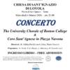 The University Chorale of Boston College e il Coro Sant’Agnese The University Chorale of Boston College e il Coro Sant’Agnese