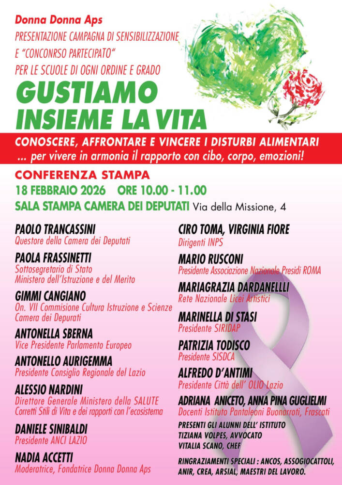 Eventi nel Lazio: Sagre, Concerti e Cosa Fare Disturbi alimentari: campagna di sensibilizzazione