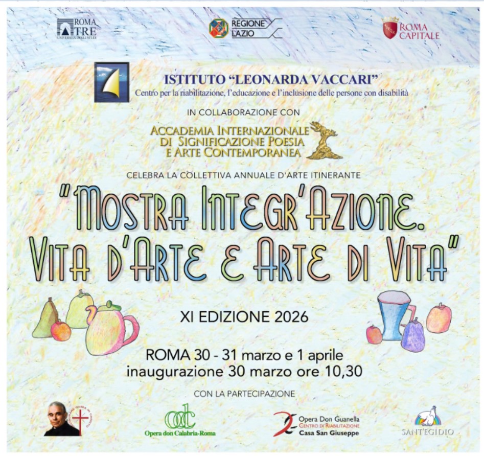 Mostra Integr’Azione: Vita d’Arte e Arte di Vita. Il divertimento che volge all’altro.