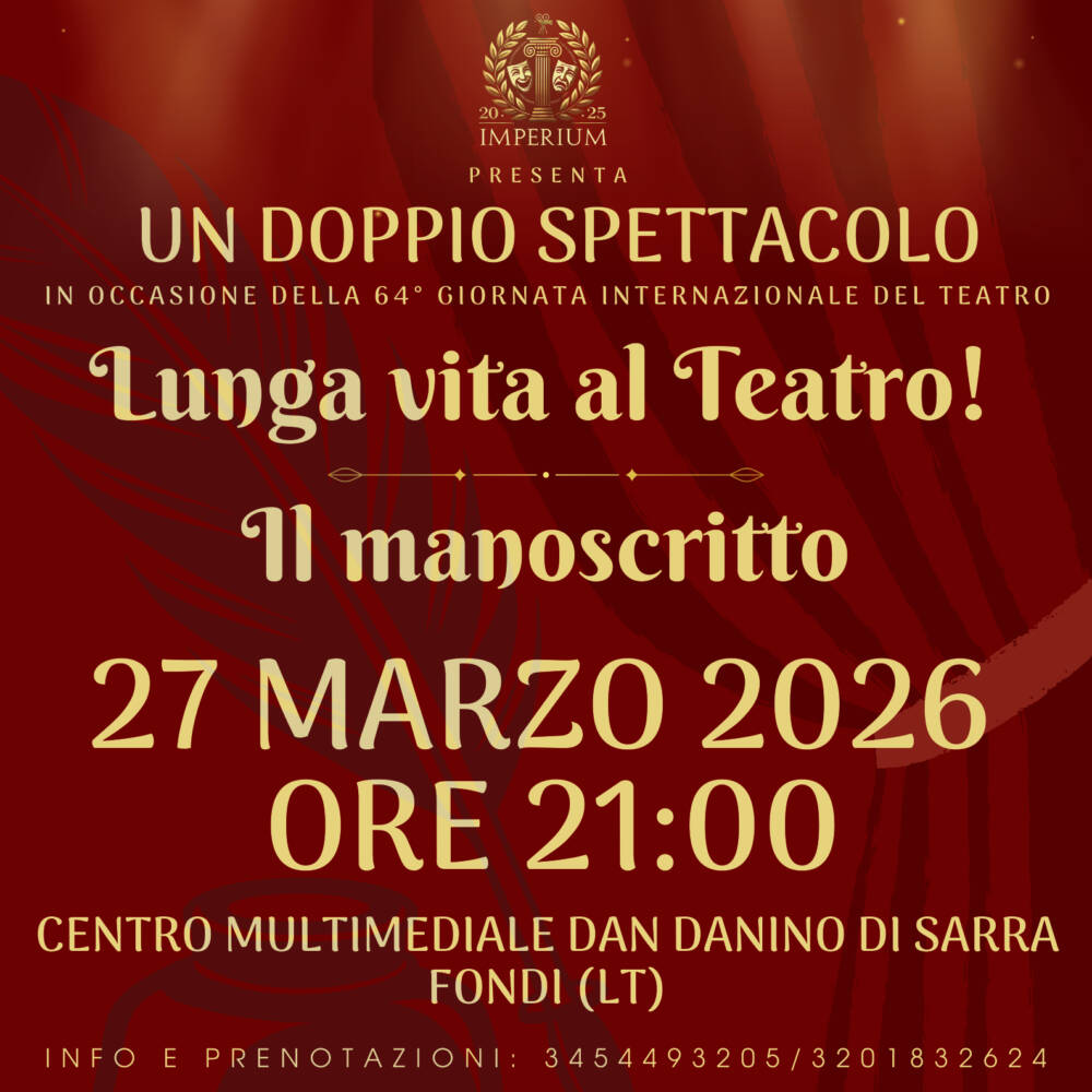 Giornata Internazionale del Teatro 2026