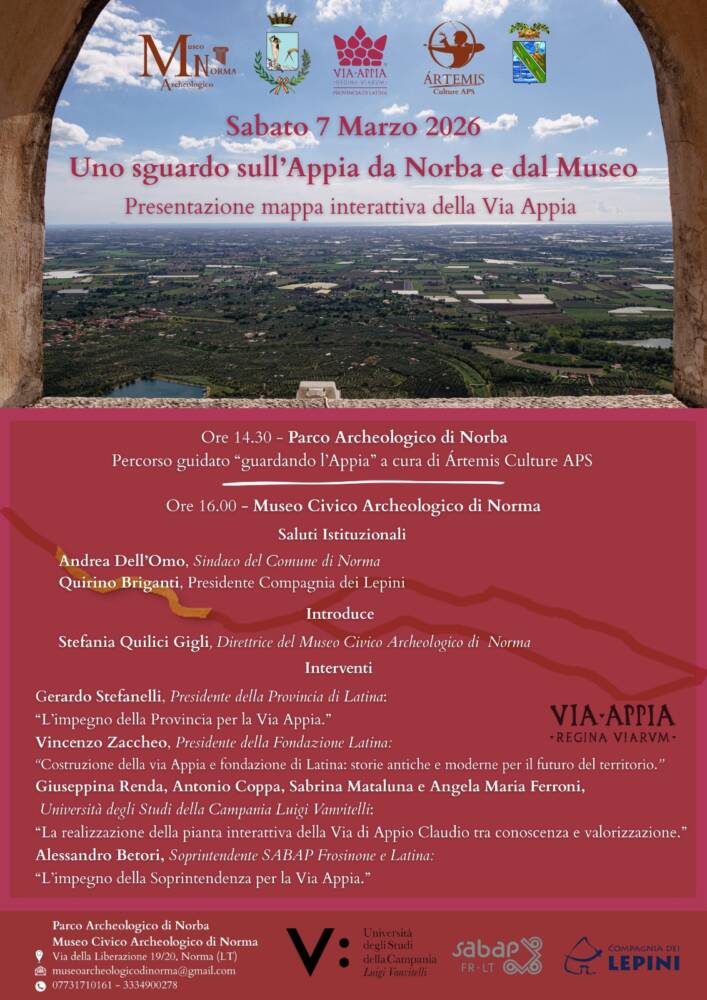 Presentazione della pianta interattiva dedicata alla “Regina Viarum”