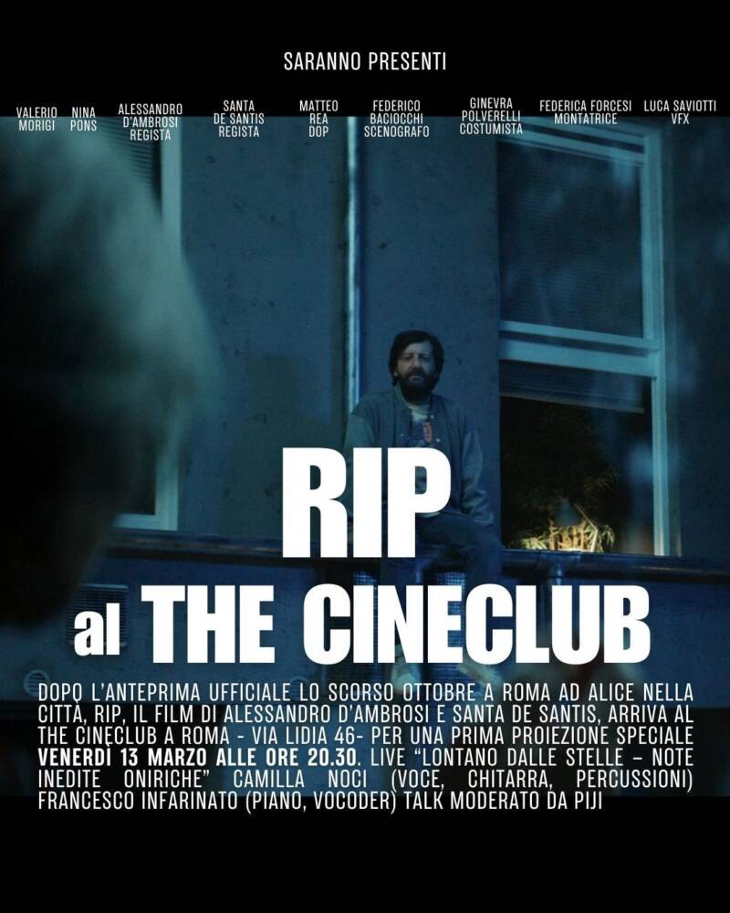 Proiezione del film "RIP"