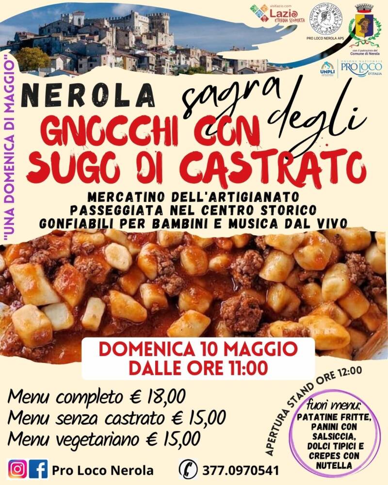 Sagra degli gnocchi con il sugo di castrato
