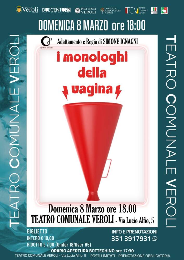 Cosa fare nel prossimo week-end I monologhi della vagina