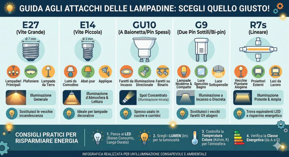 Lampadine: la guida completa per l'illuminazione domestica Lampadine