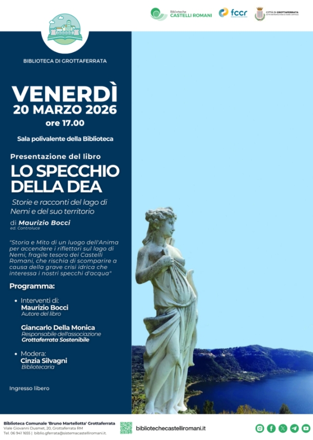 Eventi nel Lazio: Sagre, Concerti e Cosa Fare Presentazione del libro "Lo Specchio della Dea"