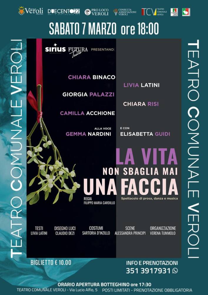 Cosa fare nel prossimo week-end La vita non sbaglia mai una faccia