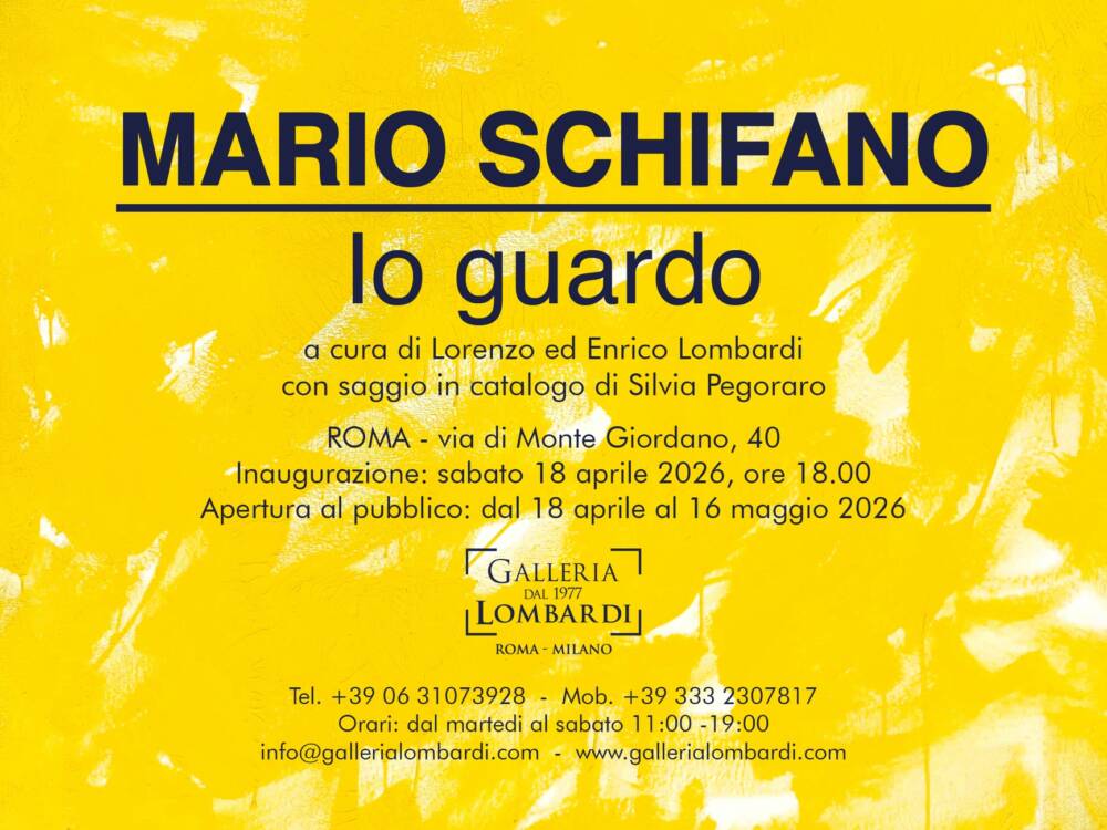 Mario Schifano | Io guardo