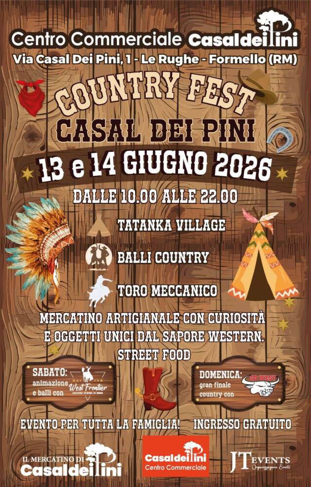 Musica, Spettacoli e Danza nel Lazio nel Lazio Country Fest Casal dei Pini