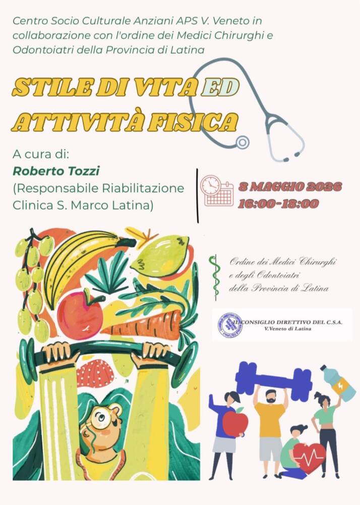 Conferenza "Stile di vita ed attività fisica"
