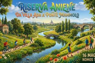 Urban trek: lungo l'Aniene da Villa Ada a Ponte Mammolo