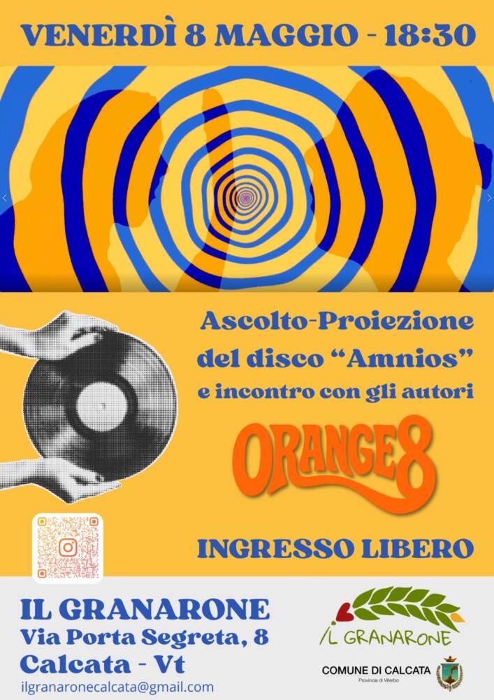 Presentazione di “Amnios” ultimo disco degli Orange8