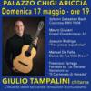 Giulio Tampalini al Palazzo Chigi di Ariccia per gli “Sfaccendati”