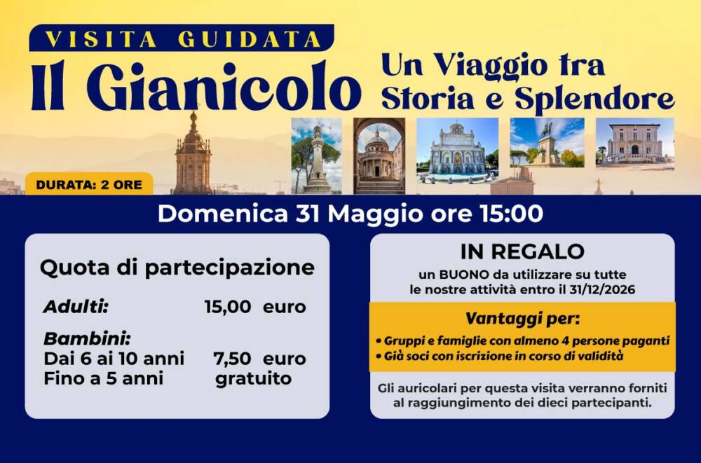 Il Gianicolo – Un Viaggio tra Storia e Splendore - Visita guidata