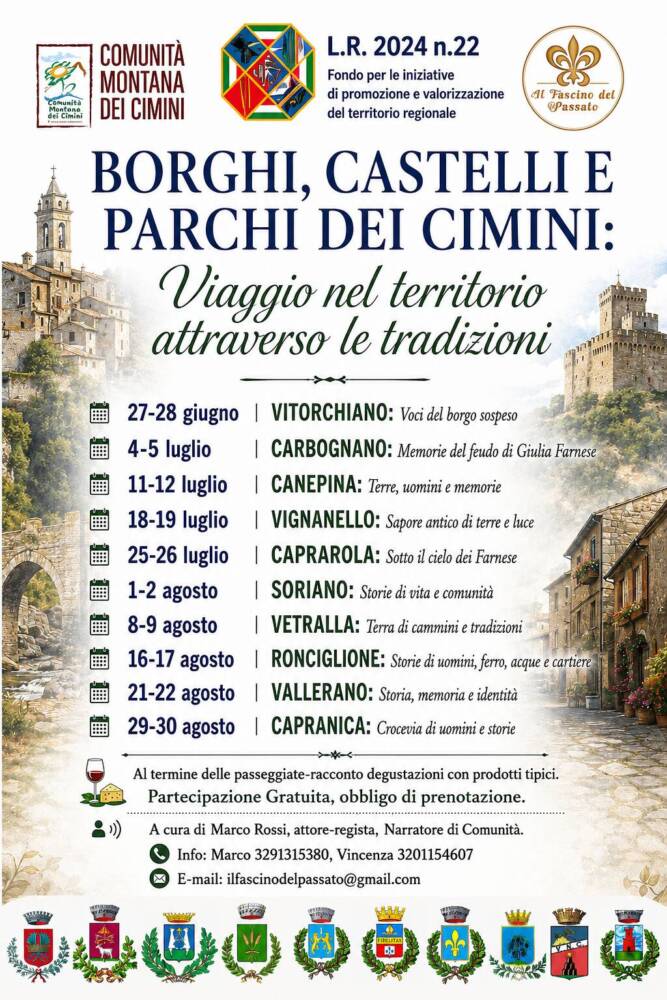 Arte e Cultura nel Lazio Voci del borgo sospeso