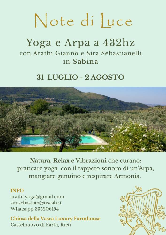 Yoga e Arpa a 432hz