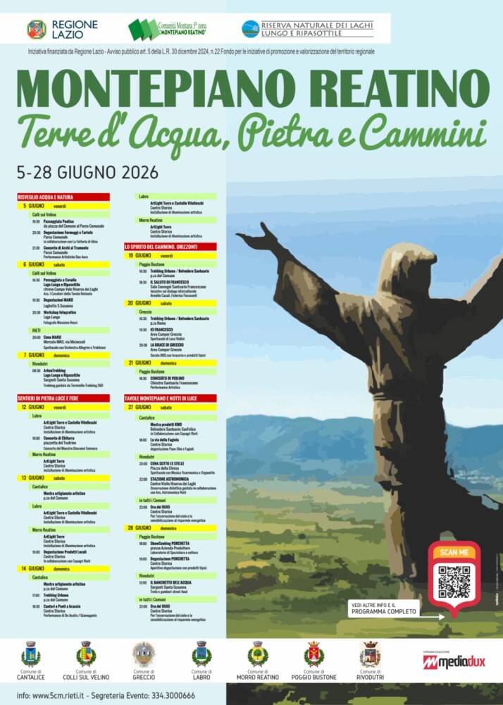 Musica e Spettacolo nel Lazio Sentieri di Pietra, Luce e Fede