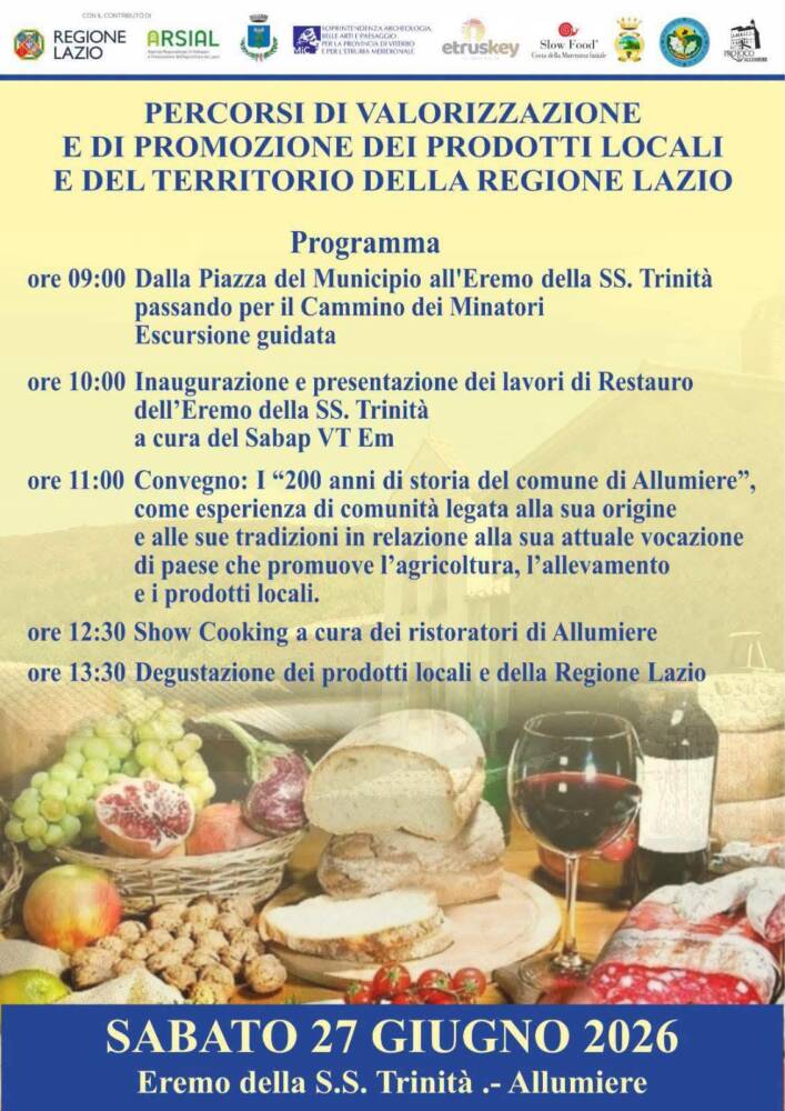 Eventi di Arte e Cultura nel Lazio 200 anni di storia del comune di Allumiere