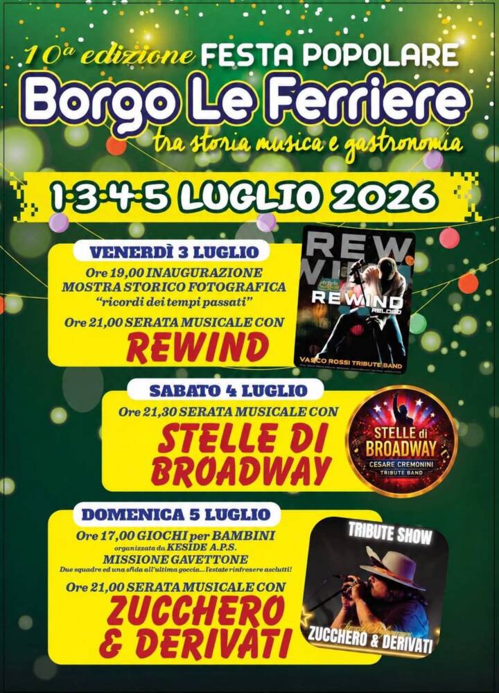 Festa Popolare Borgo Le Ferriere