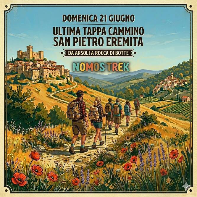 Cammino di San Pietro Eremita: da Arsoli a Rocca di Botte