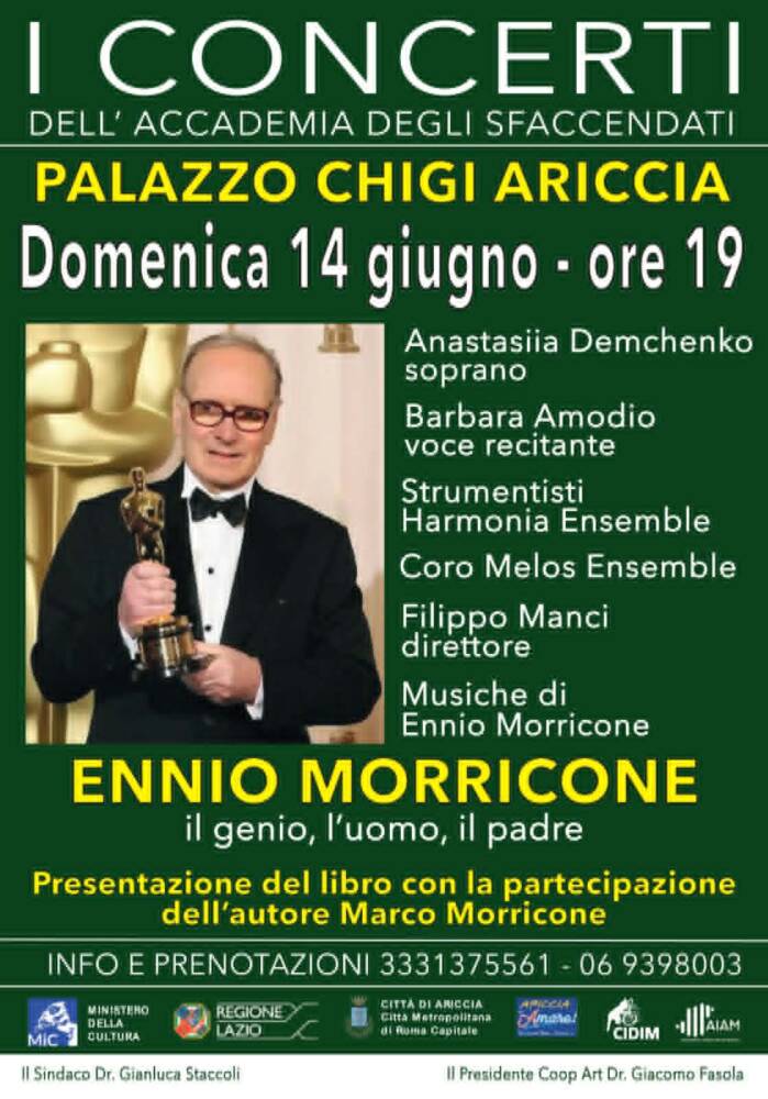 Musica, Spettacoli e Danza nel Lazio nel Lazio Omaggio ad Ennio Morricone