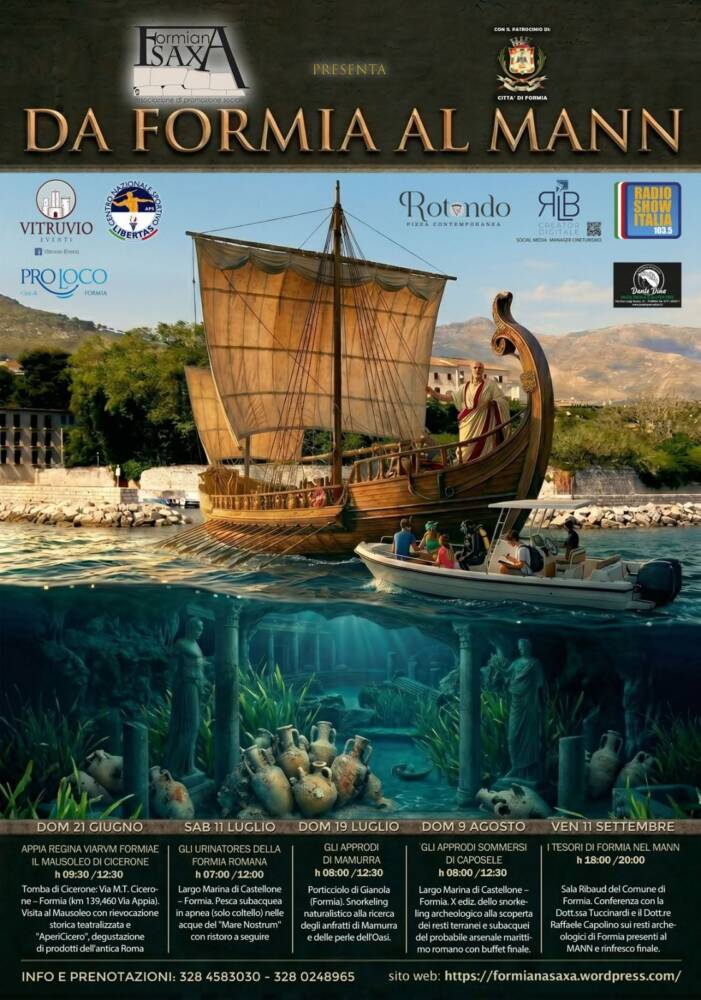 Musica, Spettacoli e Danza nel Lazio nel Lazio Appia Regina Viarum Formiae - Il Mausoleo di Cicerone