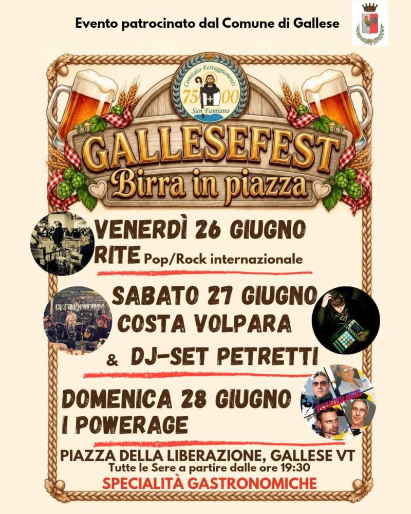 Gallesefest - Birra in piazza