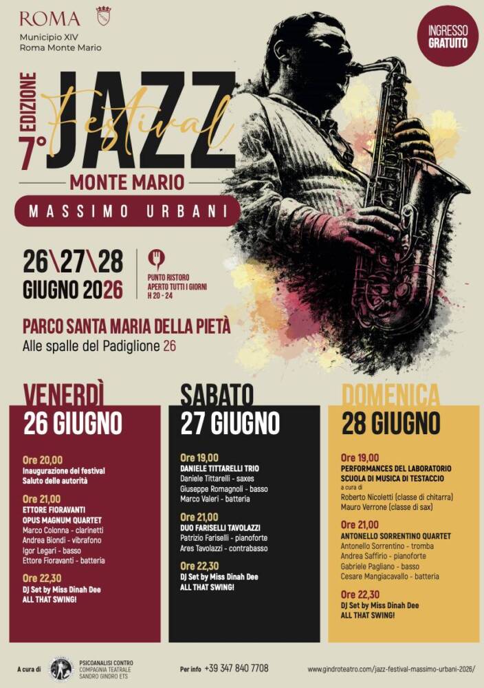 Eventi nel Lazio: Sagre, Concerti e Cosa Fare Festival Jazz Monte mario