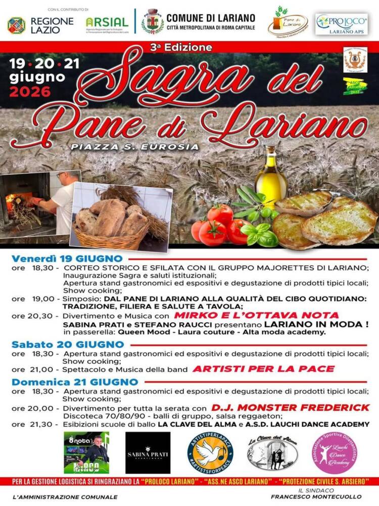 Musica e Spettacolo nel Lazio Sagra del Pane di Lariano