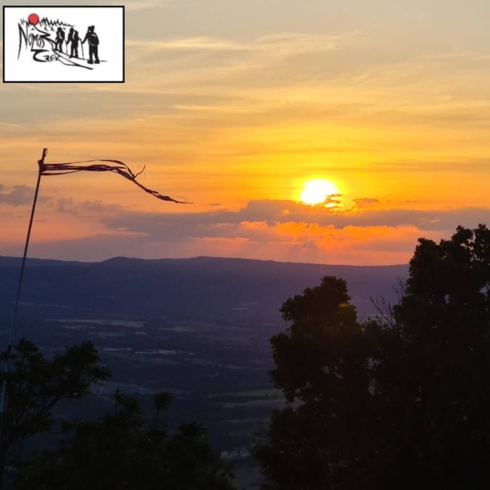 Tramonto dal monte Soratte