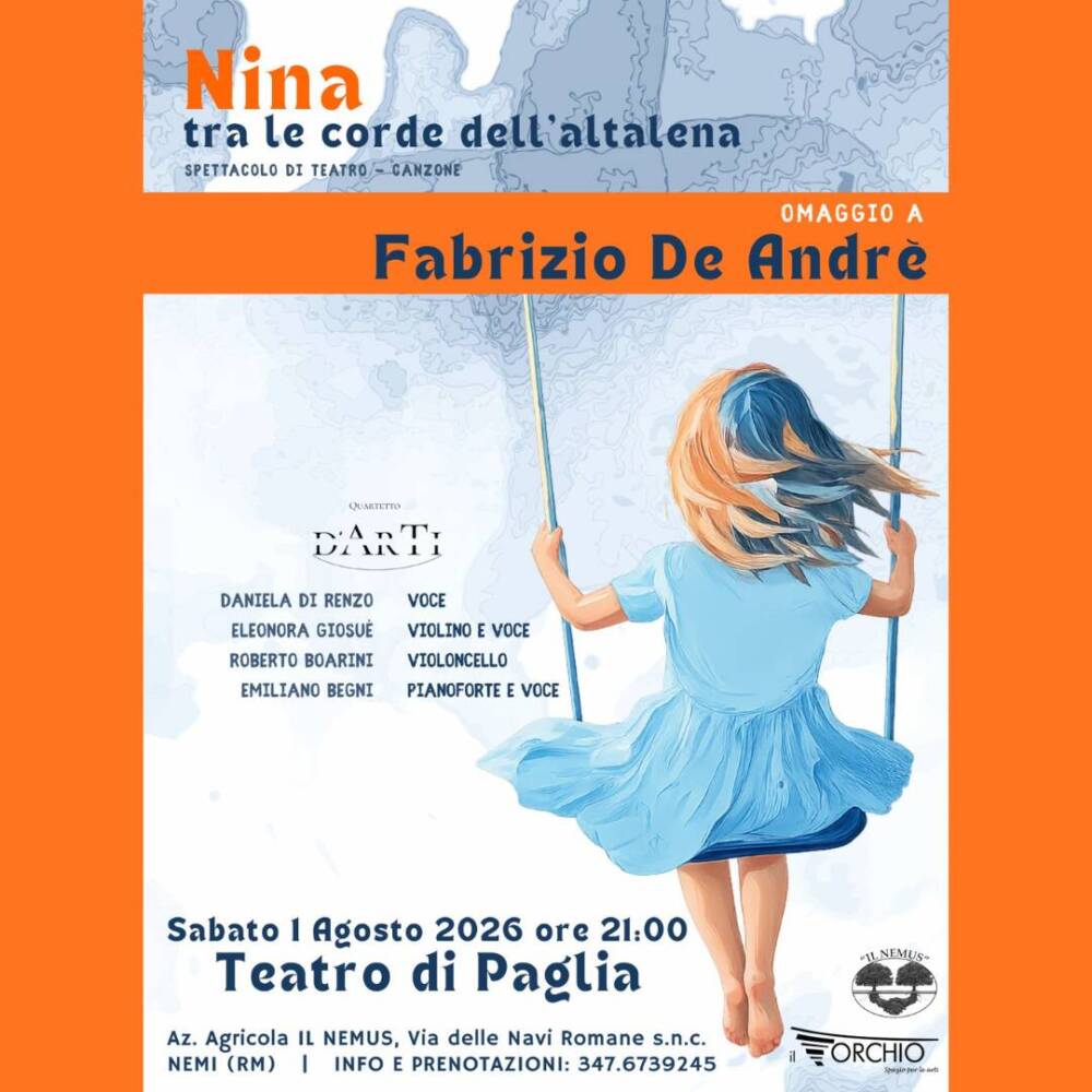 Nina tra le corde dell'Altalena - Il viaggio di Fabrizio De Andrè