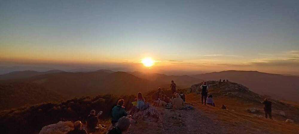 Tramonto dal monte Autore