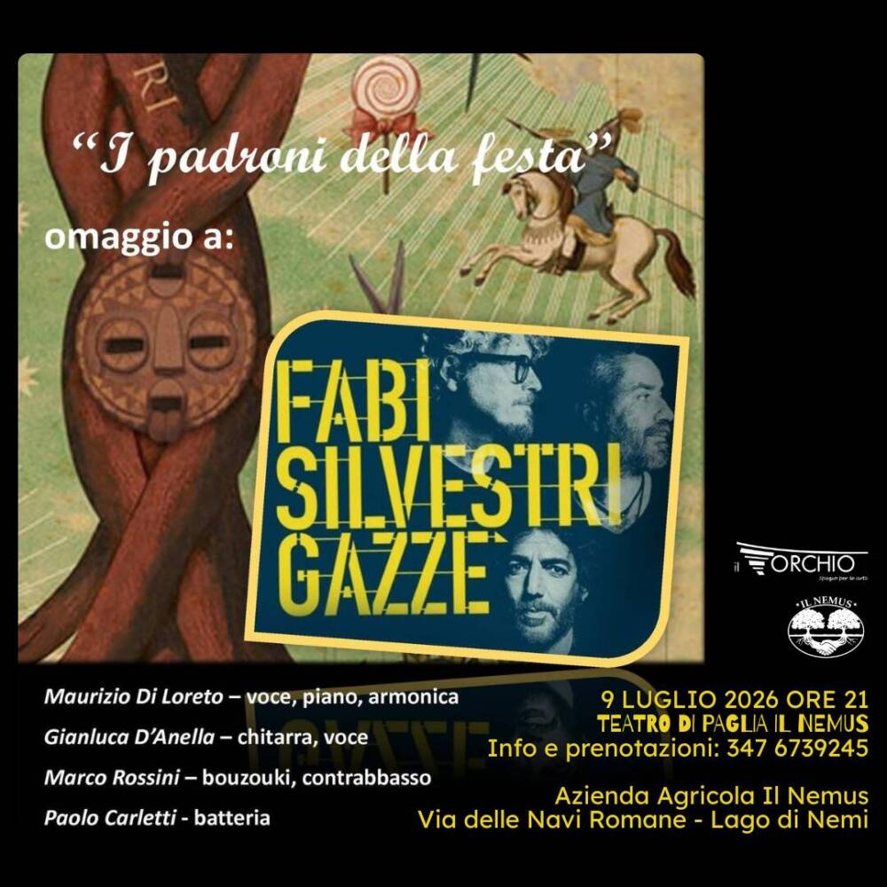 Arte e Cultura nel Lazio Omaggio a Fabi, Silvestri, Gazzè con Maurizio Di Loreto, Gianluca D'Anella, Marco Rossini, Paolo Carletti