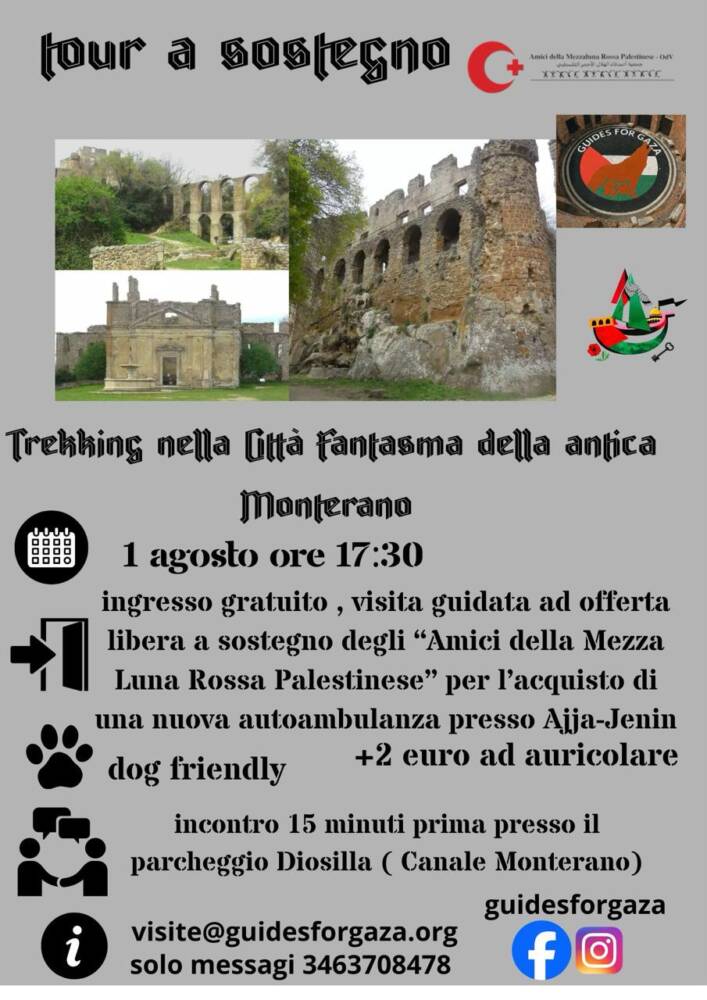 Eventi di Arte e Cultura nel Lazio Trekking nella città Fantasma della Antica Monterano