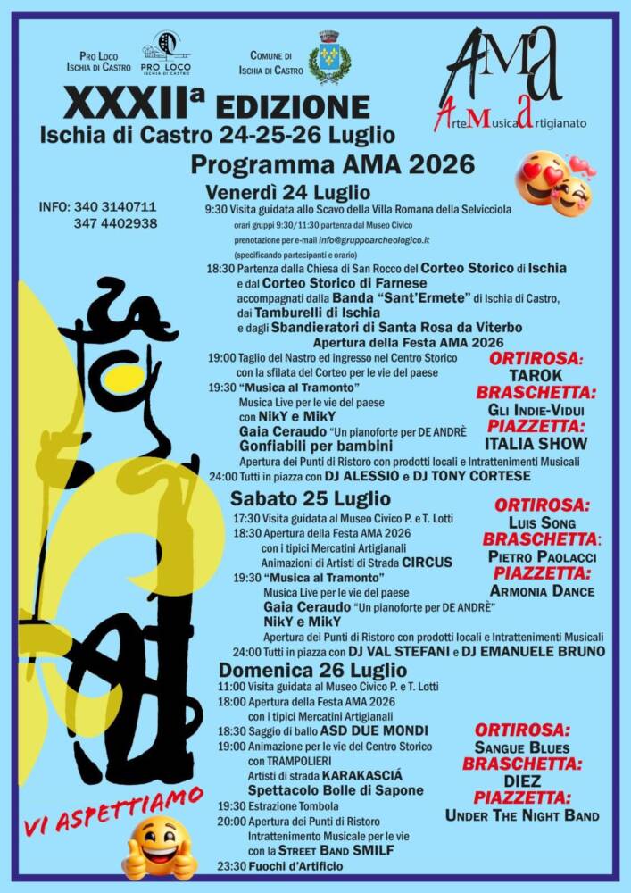 Arte e Cultura nel Lazio AMA - Arte Musica Artigianato