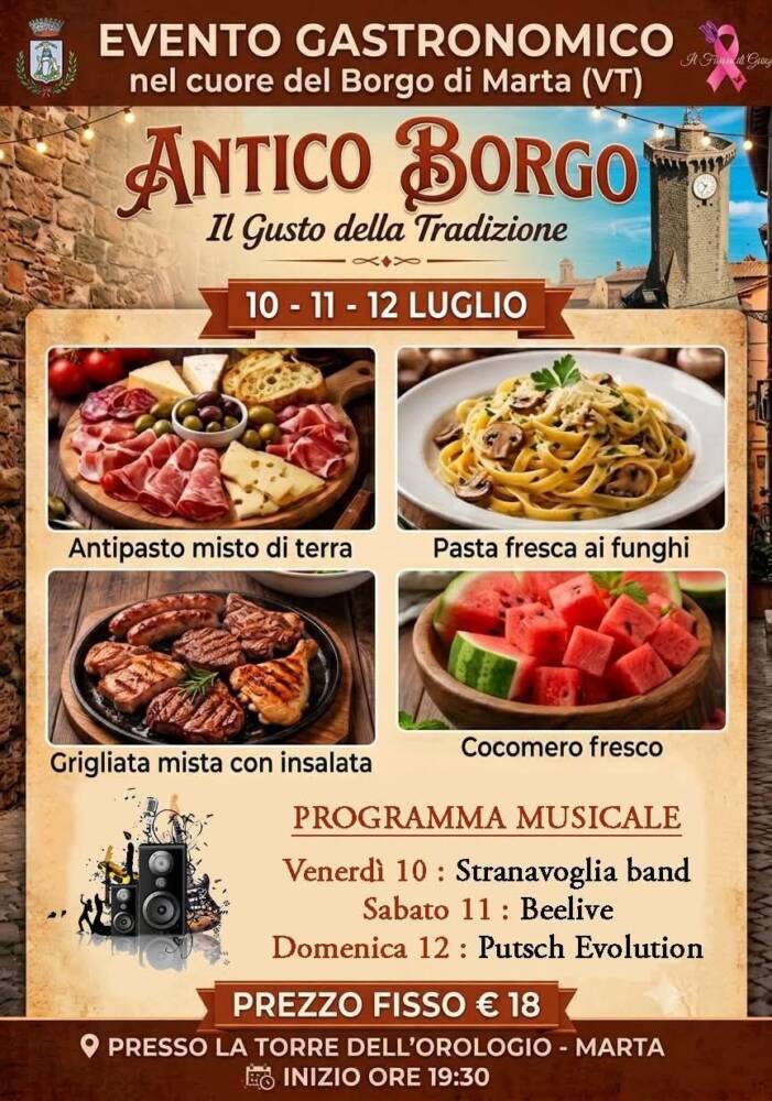 Eventi nel Lazio: Sagre, Concerti e Cosa Fare Antico Borgo – Il Gusto della Tradizione