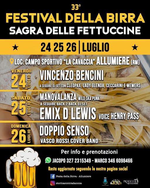 Festival della Birra e Sagra delle Fettuccine