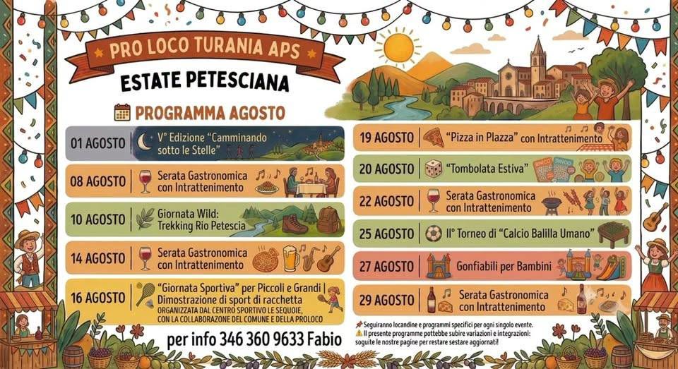 Sport e Tempo libero nel Lazio Estate Petesciana