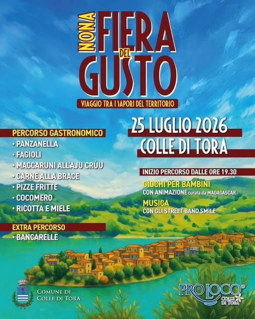 Eventi nel Lazio: Sagre, Concerti e Cosa Fare Fiera del Gusto – Viaggio tra i sapori del territorio