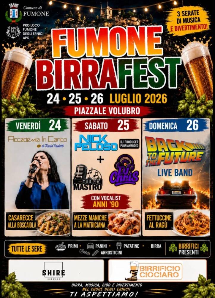 Musica, Spettacoli e Danza nel Lazio nel Lazio Fumone Birrafest