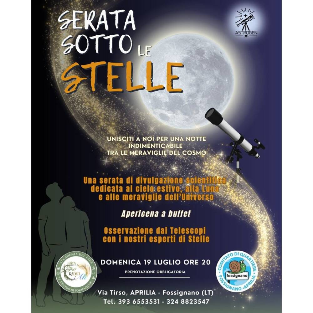 Serata sotto le stelle - Luna, stelle doppie e cielo profondo