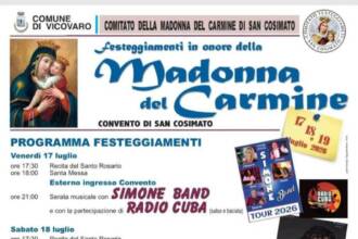 Festeggiamenti per la Madonna del Carmine Festeggiamenti per la Madonna del Carmine