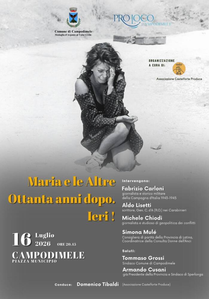 Maria e le Altre. Ottanta anni dopo. Ieri!