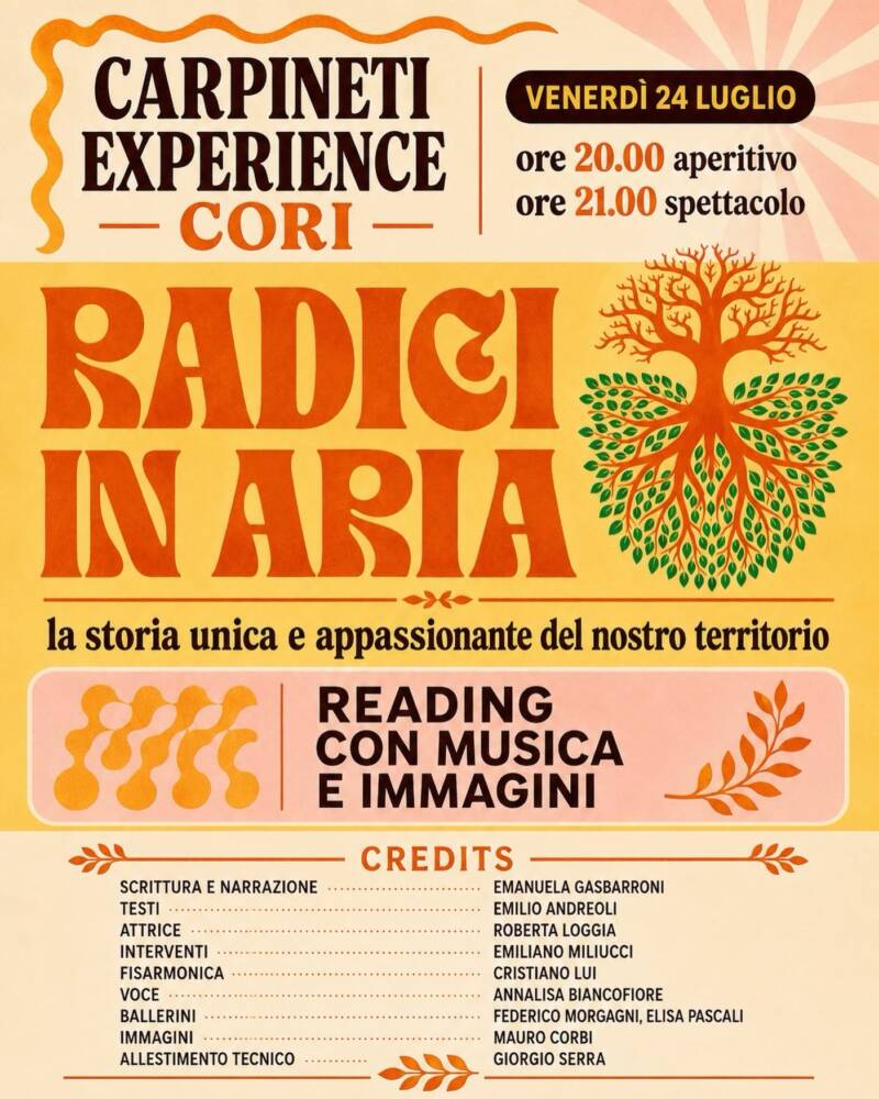 Musica e Spettacolo nel Lazio Radici in Aria