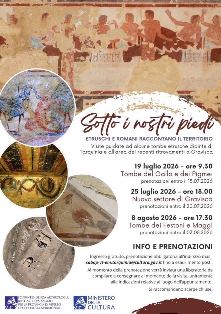 Sotto i nostri piedi: Etruschi e Romani raccontano il territori