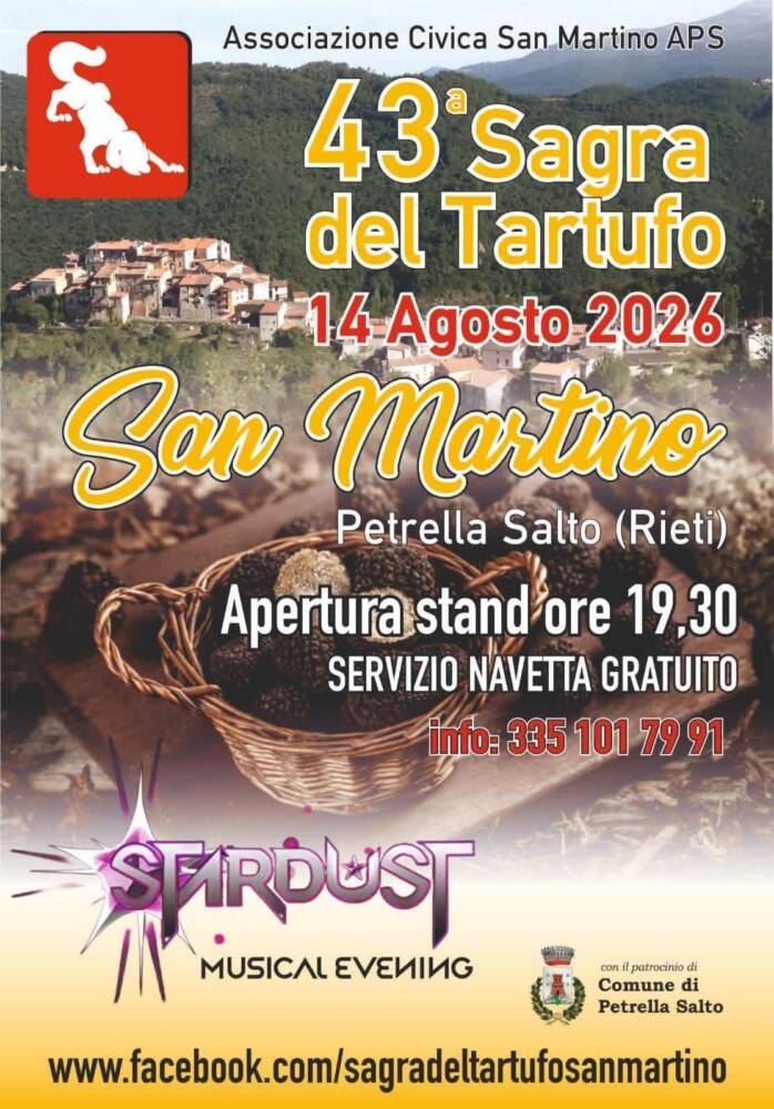 Sagre nel Lazio Sagra del Tartufo di San Martino