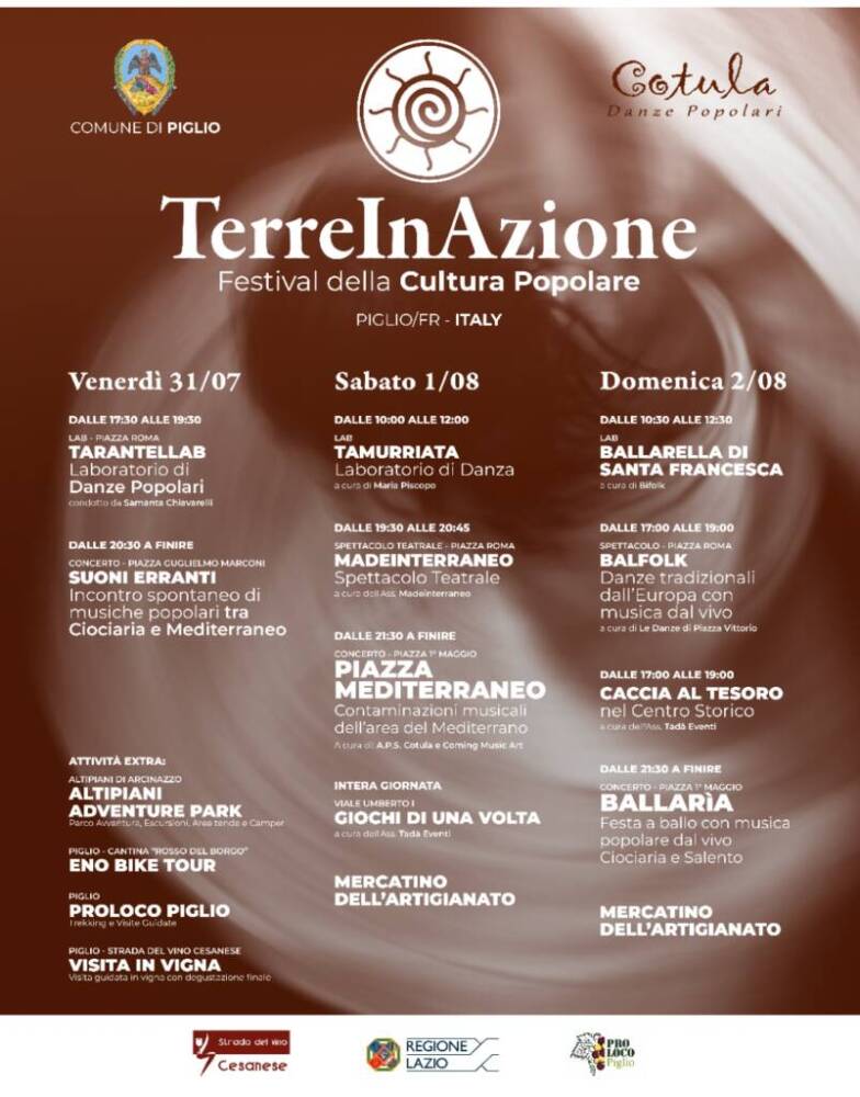 Musica e Spettacolo nel Lazio TerreInAzione – Festival della Cultura Popolare
