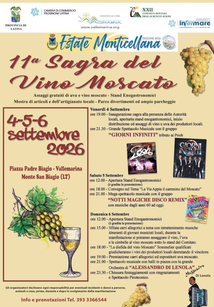 Sagra del vino moscato di Vallemarina