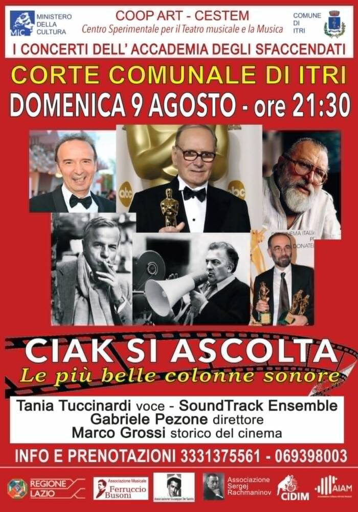 Eventi nel Lazio: Sagre, Concerti e Cosa Fare Ciak, si ascolta!