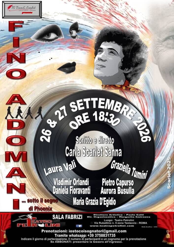 Musica, Spettacoli e Danza nel Lazio nel Lazio Fino a Domani